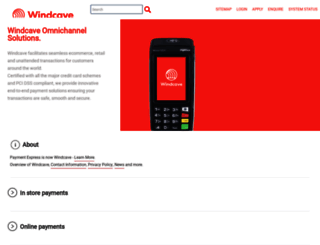 paymentexpress.ie screenshot