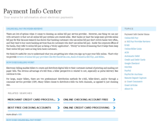 paymentinfocenter.com screenshot