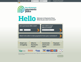 paymentsplace.com screenshot