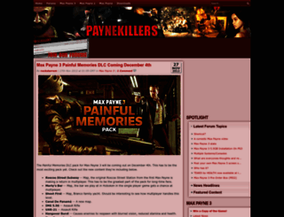 paynekillers.com screenshot