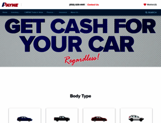 paynepreownedmcallen.com screenshot