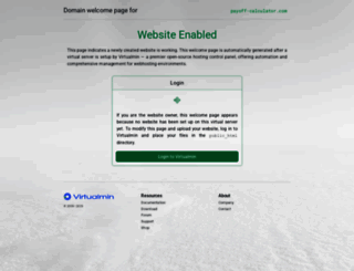 payoff-calculator.com screenshot
