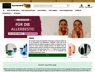 payot-kosmetik.de screenshot