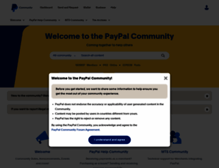 paypal-community.com screenshot