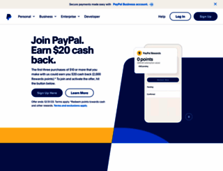 paypal-promotions.com screenshot