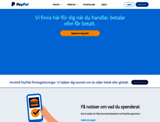 paypal-sverige.se screenshot