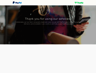 paypal-topup.si screenshot