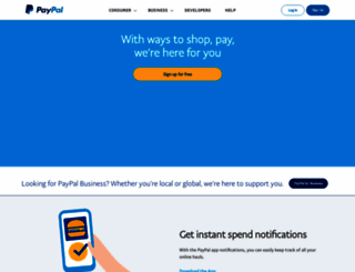 paypal.be screenshot