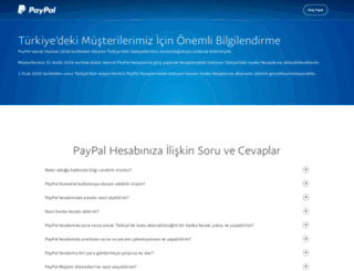 paypal.com.tr screenshot