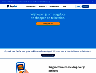 paypal.nl screenshot