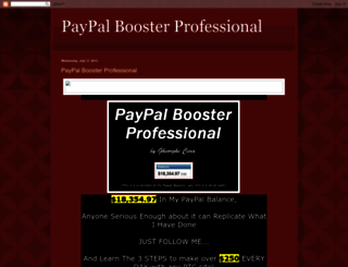 paypalboosterprofessionalinc.blogspot.com screenshot