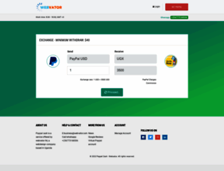 paypalcash.webvator.com screenshot