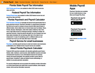 payrollflorida.net screenshot