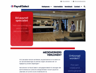 payrollselect.nl screenshot