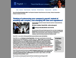 payrollusaweb.com screenshot
