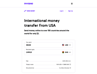 paysend.com screenshot