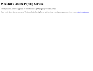 payslip.wealden.net screenshot