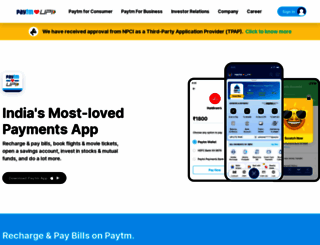 paytm.com screenshot