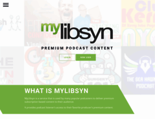 paywall.libsyn.com screenshot