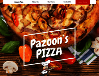 pazoonspizza.ca screenshot