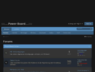 pb-powerboard.com screenshot