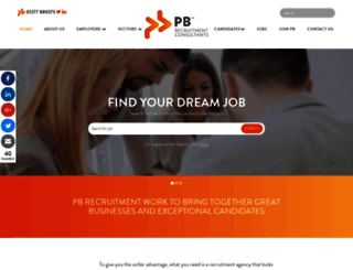 pb-recruitment.co.uk screenshot