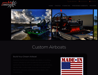 pbairboats.com screenshot