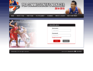 pbamanager.basketme.net screenshot