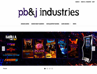 pbandjindustries.com screenshot