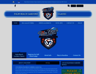 pbgardenclassic.com screenshot