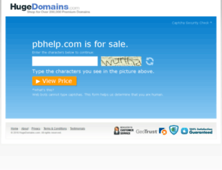 pbhelp.com screenshot