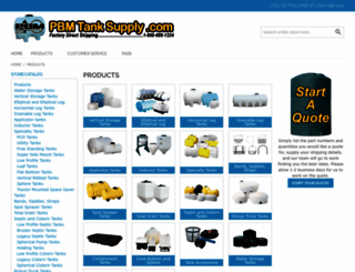 pbmtanksupply.com screenshot