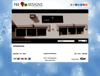 pbrdesigns.com screenshot