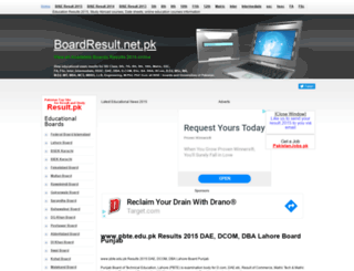 pbte.boardresult.pk screenshot