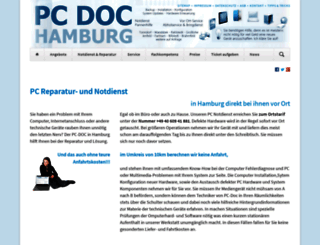 pc-doc-hamburg.de screenshot