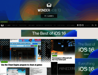 pc-games.wonderhowto.com screenshot