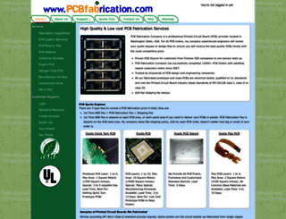 pcbmanufacturing.com screenshot