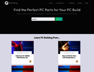 pcbuilding.net screenshot