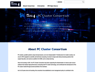 pccluster.org screenshot