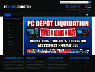 pcdepotliquidation.com screenshot