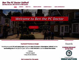 pcdoctorsolihull.co.uk screenshot