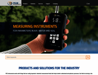 pce-instruments.com screenshot
