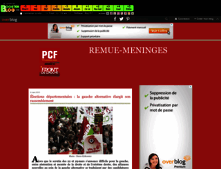 pcf-frontdegauche.boosterblog.com screenshot