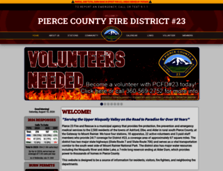 pcfd23.org screenshot