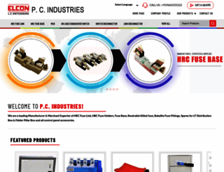 pcindustriesindia.com screenshot