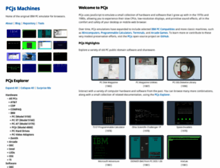 pcjs.org screenshot