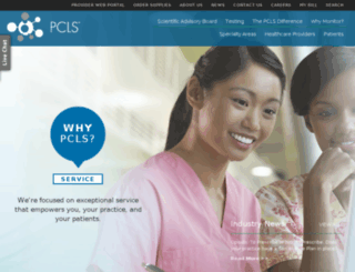 pcls.com screenshot