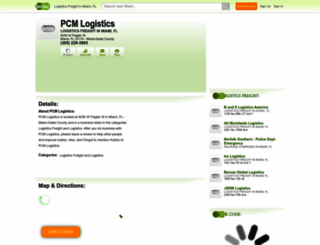 pcm-logistics-fl.hub.biz screenshot