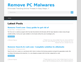 pcmalware-remove.com screenshot
