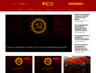 pco.org.br screenshot
